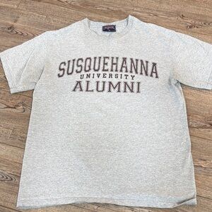 Gray Susquehanna University Alumni T-Shirt Medium